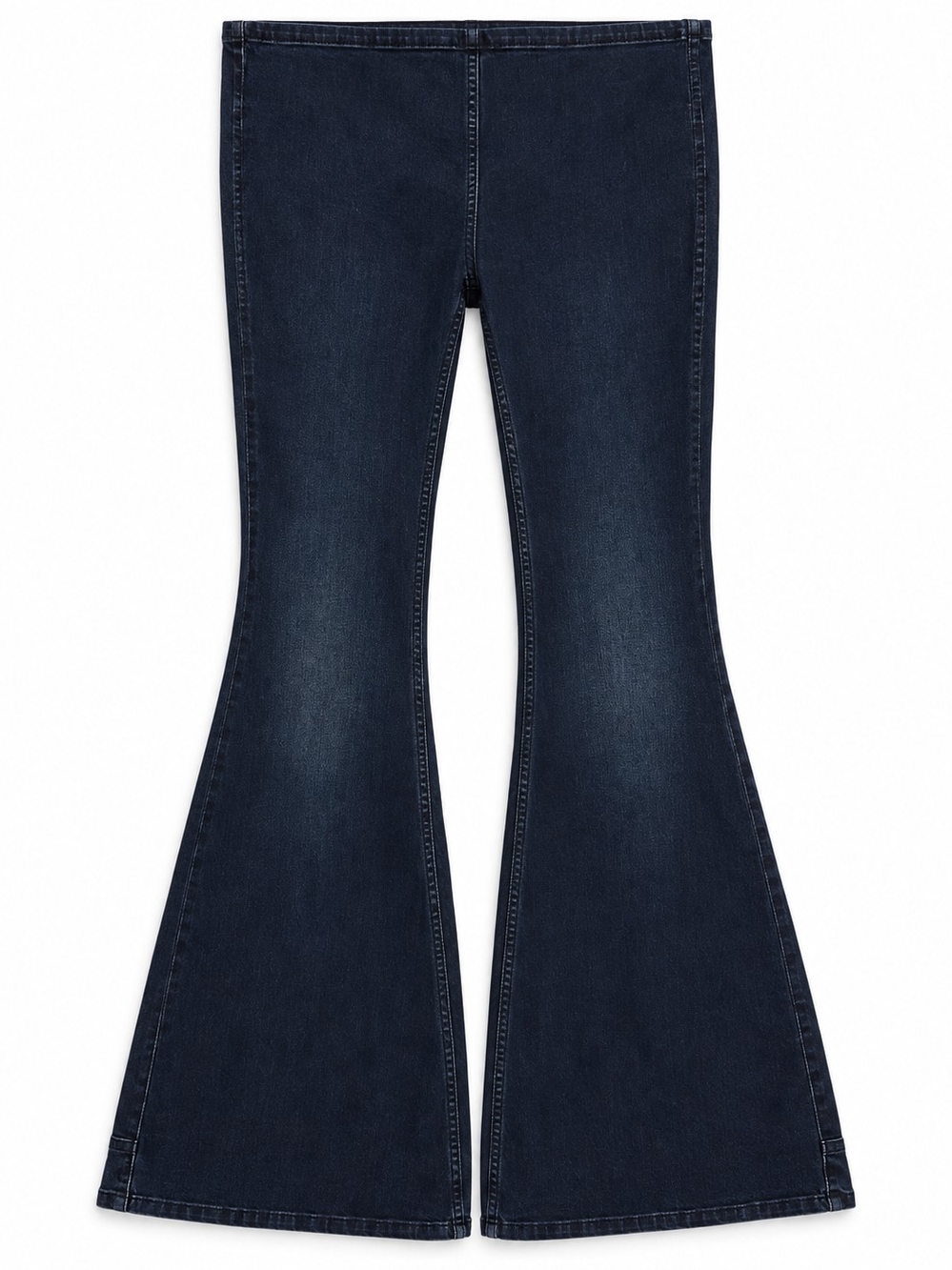 Free People High-Rise Indigo Flare Jeans
